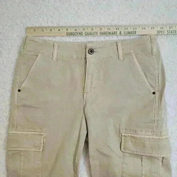 Orvis Cargo Pants Womens 8 Tan Khaki Chino Outdoor Hiking Camping Gorpcore - Picture 7 of 16